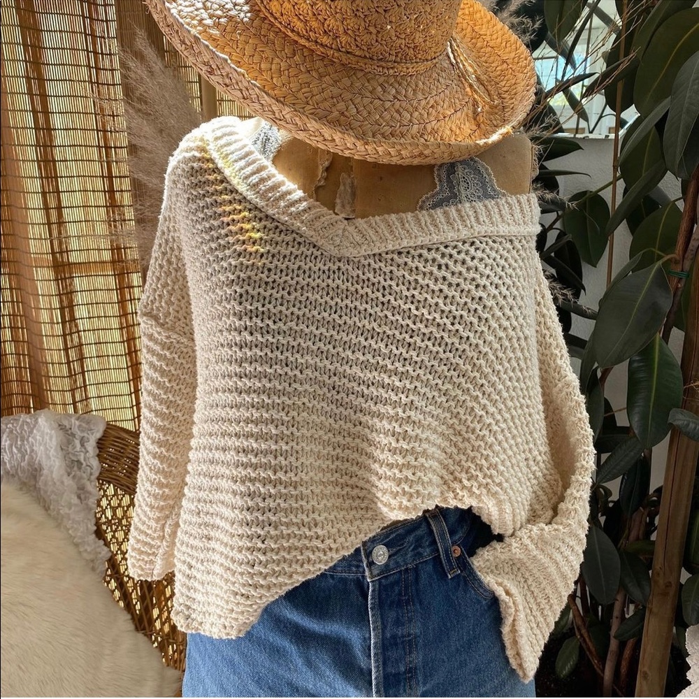 Free People oversized sweater
